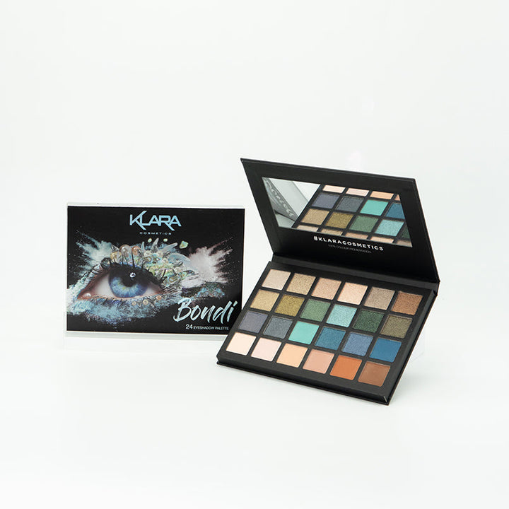 24 Shades Eyeshadow Palette - Bondi - Klara Cosmetics