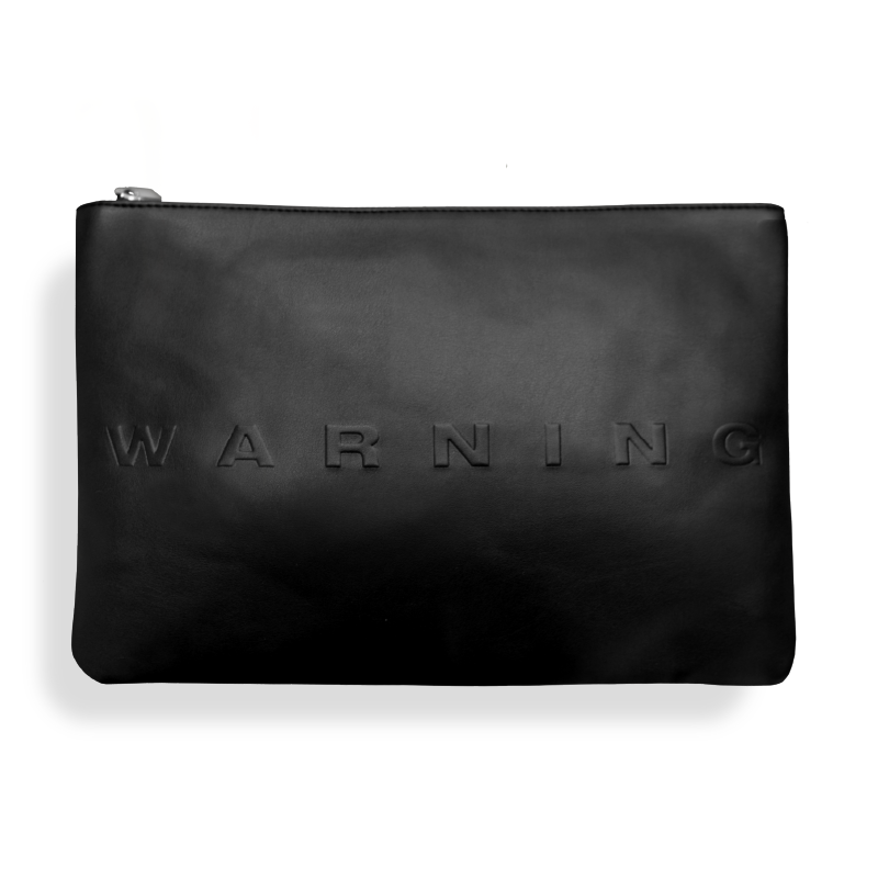 Statement clutch - Black - Klara Cosmetics