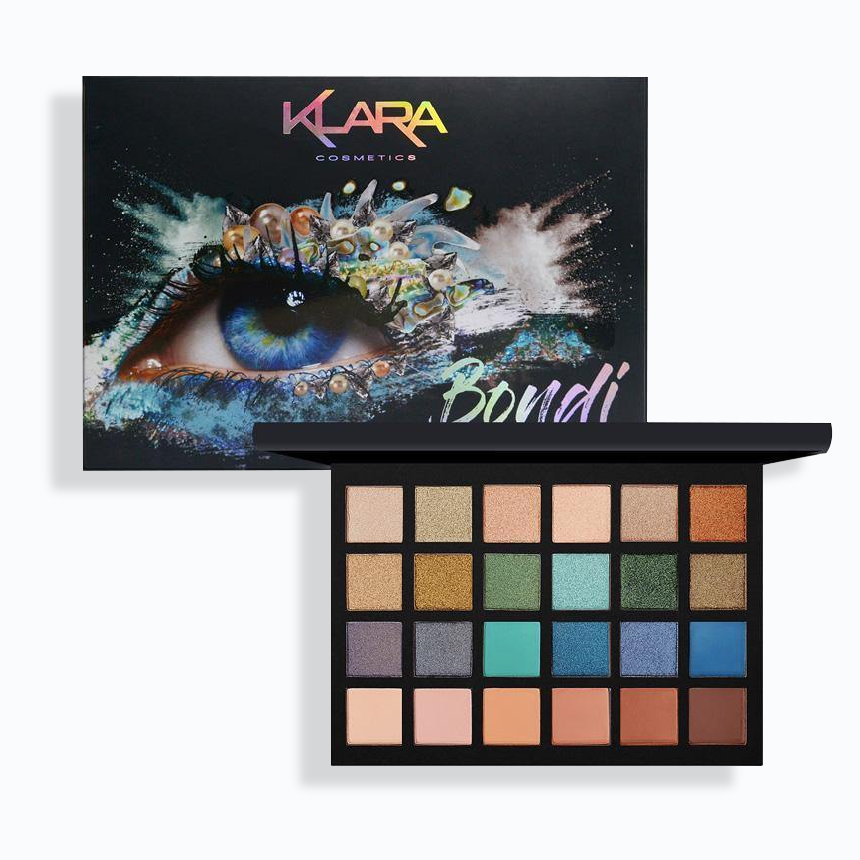 24 Shades Eyeshadow Palette - Bondi - Klara Cosmetics