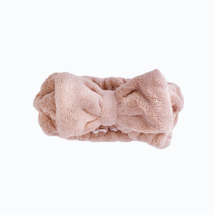 Let's Get Fluffy Headband - Rose - Klara Cosmetics